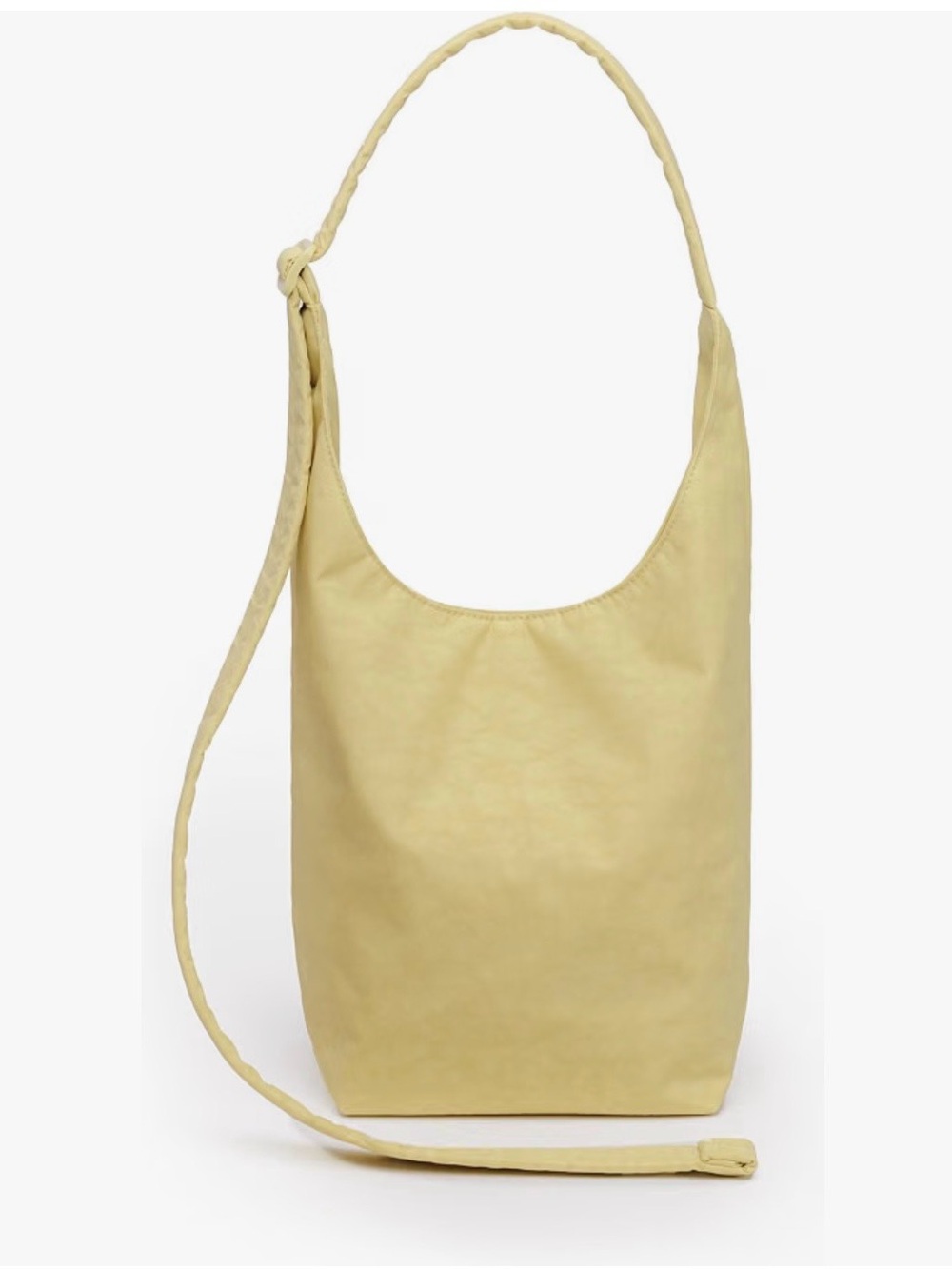 BAGGU Pale Yellow Small Nylon Sling